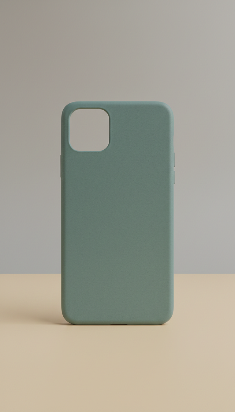 Muted Teal Recycled Phone Case